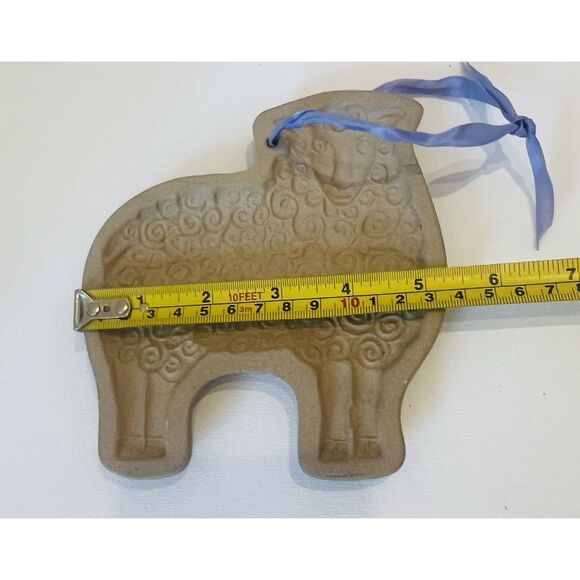 Brown Bag Cookie Art Mold Sheep Lamb Retired 1983 Easter Spring Baking Cottage - Picture 3 of 5
